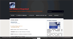 Desktop Screenshot of lesateliersdargenteuil.com